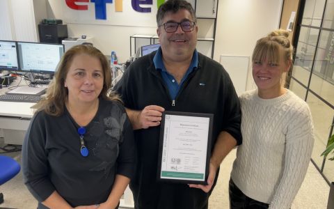 Efret celebra la certificación ISO 14001
