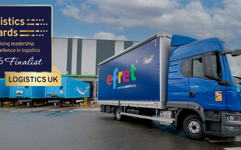 Efret Shortlisted for Van Business of the Year at Logistics UK Awards 2025