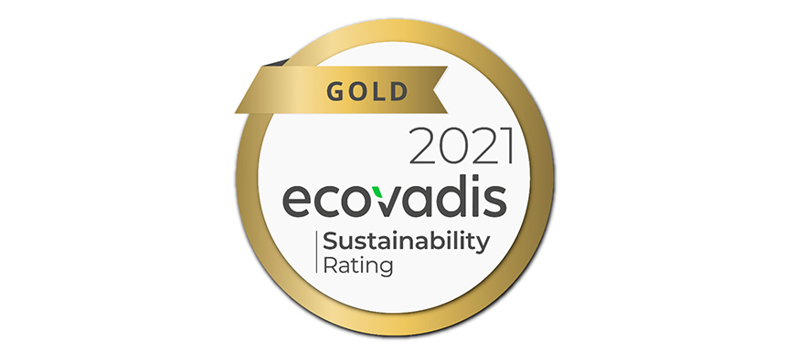 EcoVadis Gold Rating